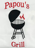 Papou's Grill English Apron