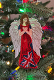 UK Patriotic Angel FSL Ornament