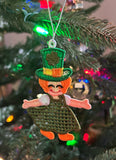 St Patrick's Day Girl FSL Ornament