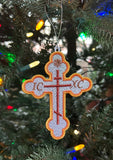 Orthodox Cross FSL Ornament