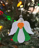 Irish Angel FSL Ornament