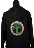 Celtic Tree of Life Full Zip Hoodie Sweatshirt