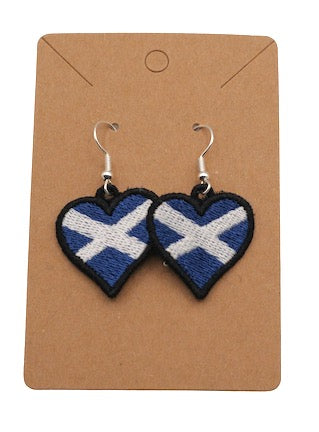 Scottish Heart Earrings