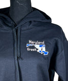 Maryland Greek Embroidered Sweatshirt