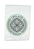 Ireland Slainte Embroidered Tea Towel/Kitchen Towel/Dish Towel