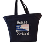 House Divided Greek-American Tote Bag