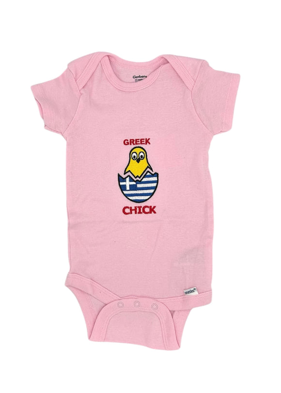 Greek Chick Onesie