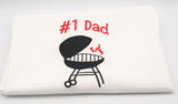 #1 Dad Embroidered Apron