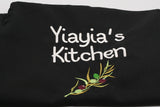 Yiayia's Kitchen English Embroidered Apron