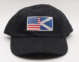 Scottish-American Flag Embroidered Baseball Cap