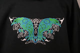 Celtic Ravens Embroidered Sweatshirt