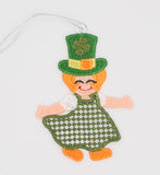 St Patrick's Day Girl FSL Ornament