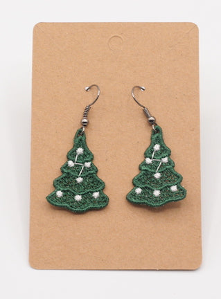 Christmas Tree FSL Earrings