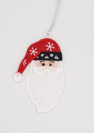 Santa Head FSL Ornament