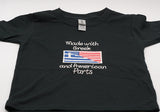 Made with Greek and American Parts Toddler Embroidered T-shirt