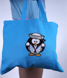 Sailor Penguin Tote Bag