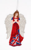 UK Patriotic Angel FSL Ornament