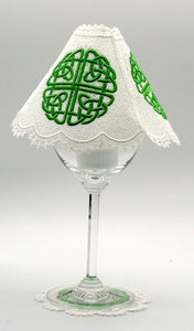 Dara Knot FSL Wine Glass Shade and Coaster