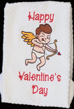 Cupid Embroidered Kitchen Towel/Tea Towel/Dish Towel