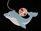 Dolphin with Ball FSL Ornament