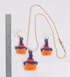 Pumpkin FSL Jewelry Set