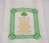 Irish Blessing Embroidered Tea Towel/Kitchen Towel/Dish Towel