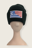Greek-American Flag Beanie