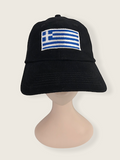 Greek Flag Embroidered Baseball Cap