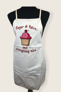 Cupcake Embroidered Child's Apron