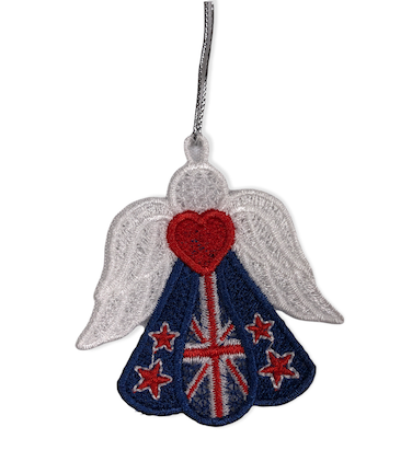 New Zealand Angel FSL Ornament