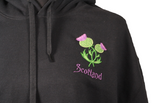 Scottish Thistle Embroidered Sweatshirt