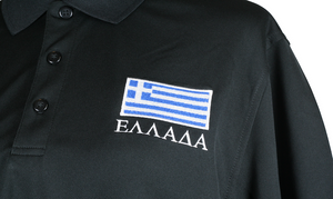 Greek Flag Unisex Polo Shirt