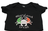 Maryland Irish Embroidered Onesie
