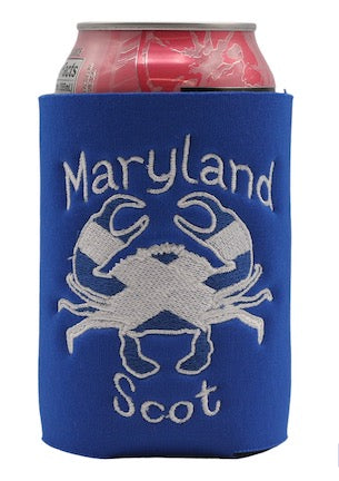 Maryland Scot Embroidered Can Cooler